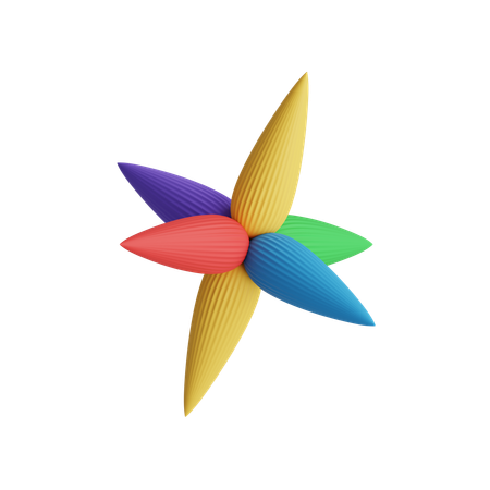 Free Pulled Star 3D Icon