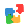 puzzle 3d logos
