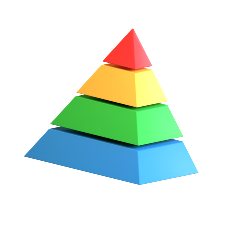 Free Pyramid Chart  3D Icon