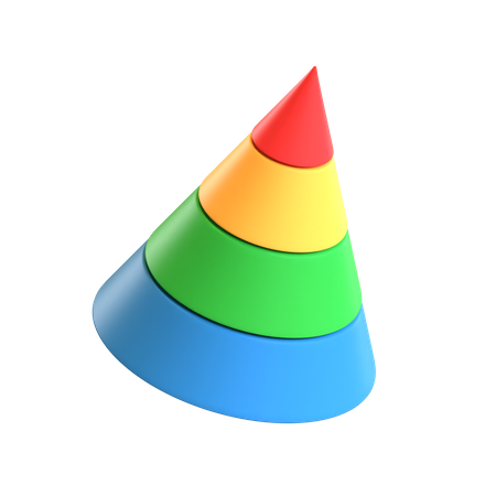 Free Pyramid Chart  3D Icon