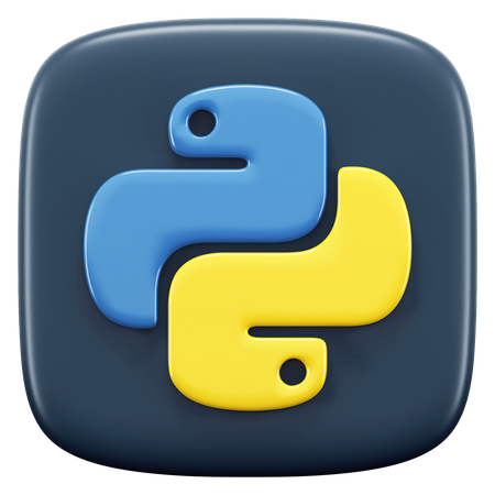 Free Python  3D Icon