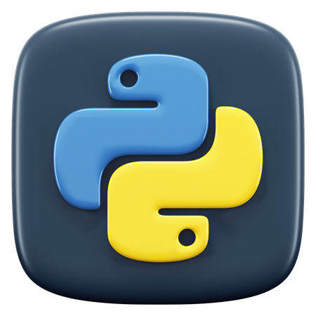Free Python  3D Icon