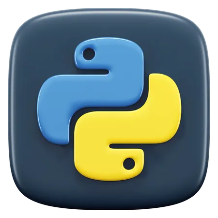 Free Python  3D Icon