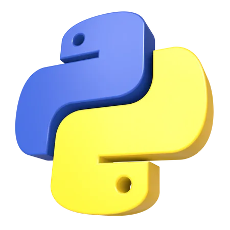 Free Python Language Logo 3D Icon