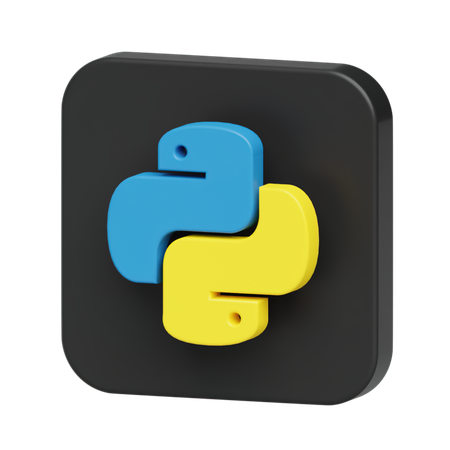 Free Python Logo  3D Icon