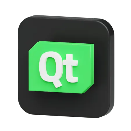 Free Qt Logo 3D Illustration