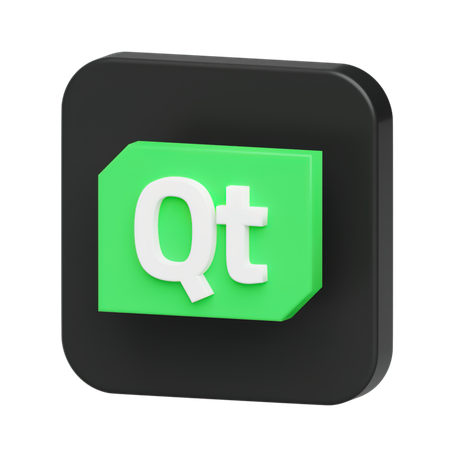 Free Logo qt  3D Illustration