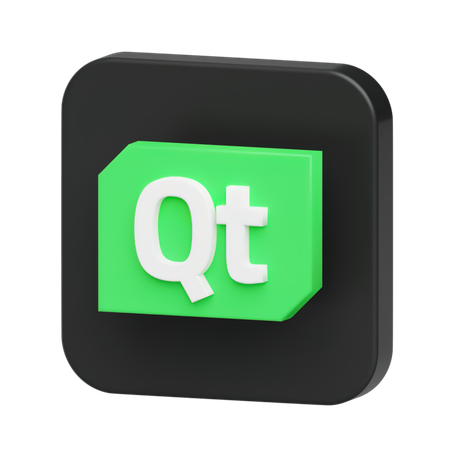 Free Qt Logo  3D Icon