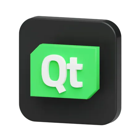 Free Qt Logo  3D Illustration