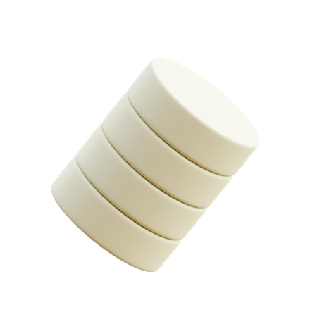 Free Quad Stack Cylinder  3D Icon