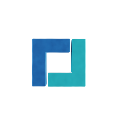 Free Quadrado de conexão  3D Icon