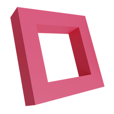 Free Quadrilateral 3D Illustration