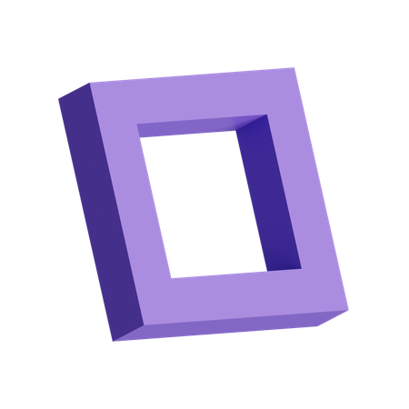 Free Quadrilateral  3D Icon