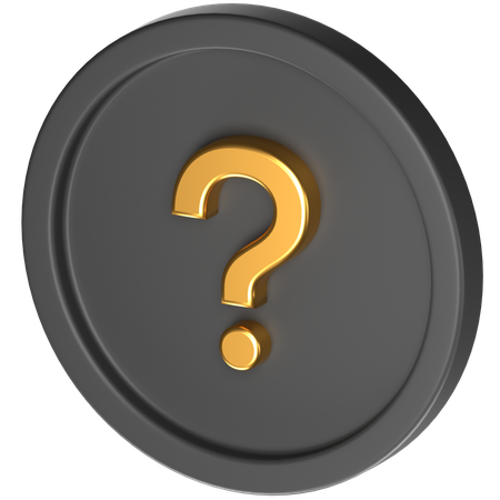 Free Question Mark  3D Icon