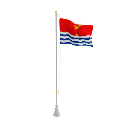 Free Quiribati  3D Flag