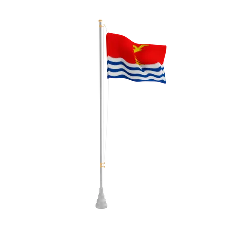 Free Quiribati  3D Flag