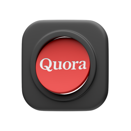 Free Quora  3D Icon