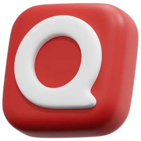 Free Quora  3D Icon