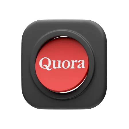 Free Quora  3D Icon