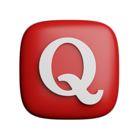 Free Quora  3D Icon
