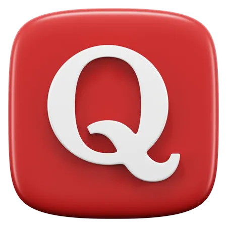 Free Quora  3D Icon