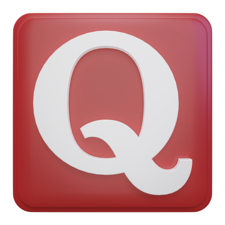 Free Quora  3D Icon