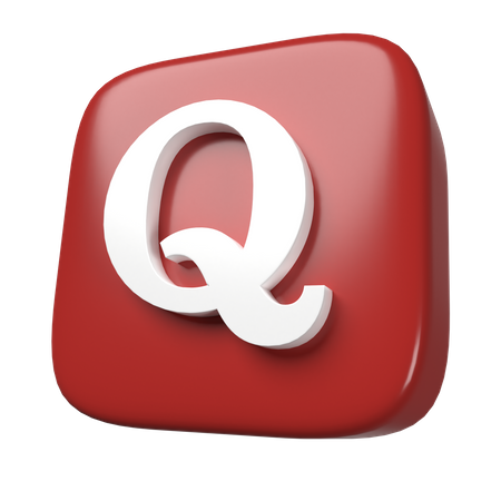 Free Quora  3D Icon