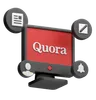 Quora On Desktop Monitor