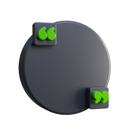 Free Quote Frame  3D Icon