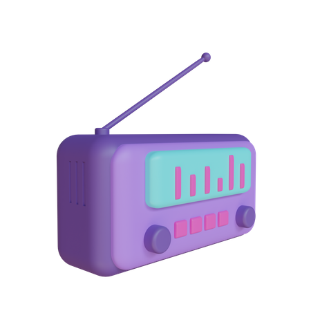 Free Radio  3D Icon