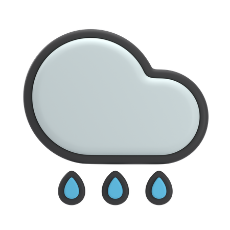 Free Rain  3D Icon