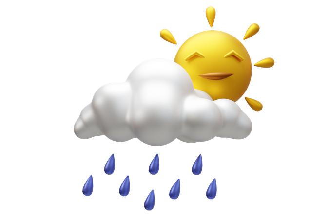 Free Rainy Day  3D Icon