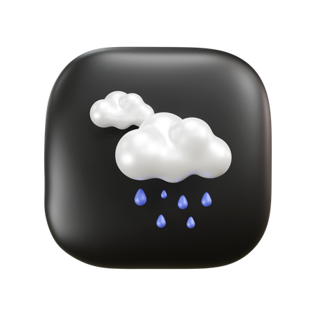 Free Rainy Weather  3D Icon