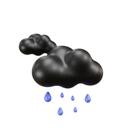 Free Rainy Weather  3D Icon