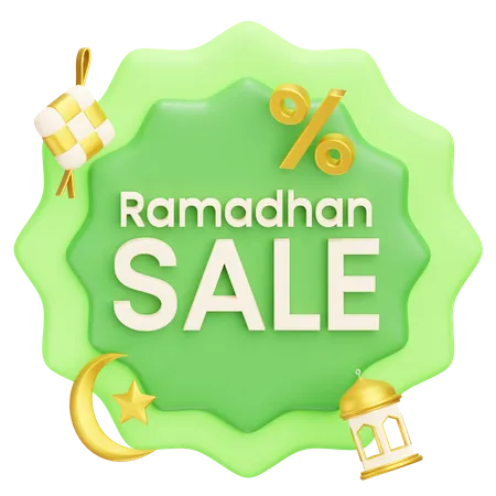 Free Ramadan Sale  3D Icon
