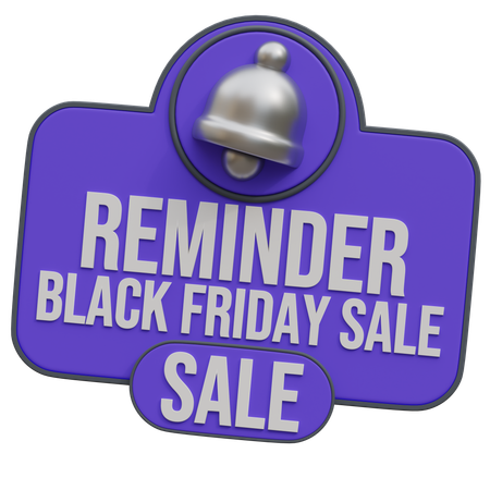 Free Rappel de vente  3D Icon