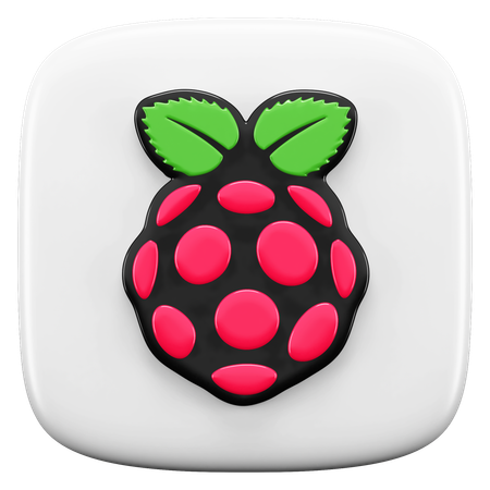 Free Raspberry Pi  3D Icon