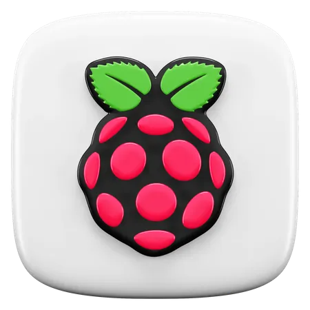 Free Raspberry Pi  3D Icon