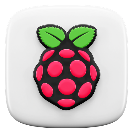 Free Raspberry Pi  3D Icon