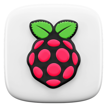 Free Raspberry Pi  3D Icon