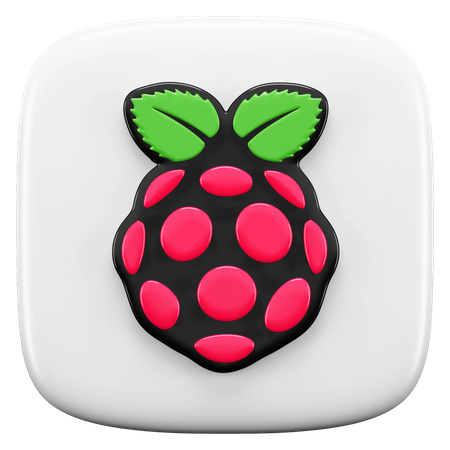 Free Raspberry Pi  3D Icon