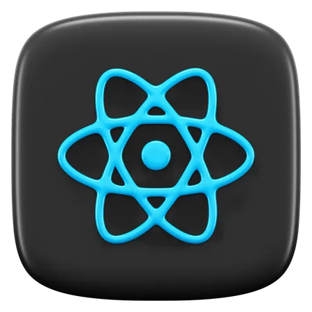 Free React  3D Icon