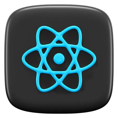 Free React  3D Icon