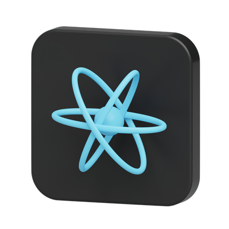 Free React Native Logo  3D Icon