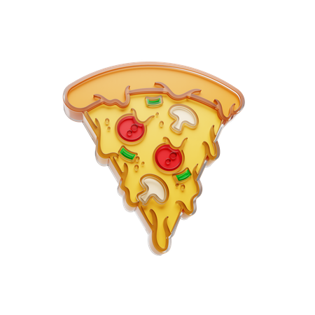 Free Porción de pizza  3D Illustration