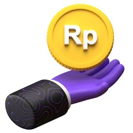 Free Recevez de l'argent Rupiah  3D Illustration