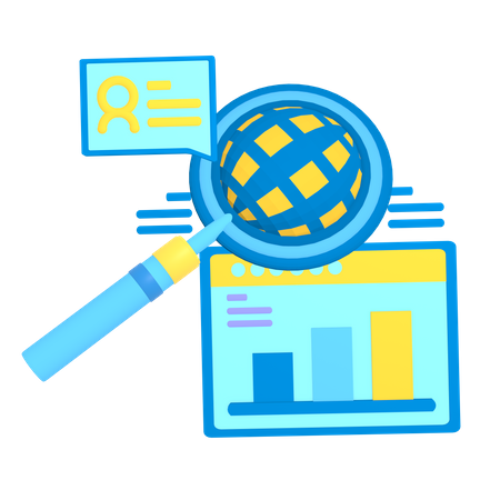 Free Recherche de données  3D Icon