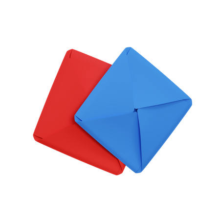 Free Red And Blue Ddakji  3D Icon