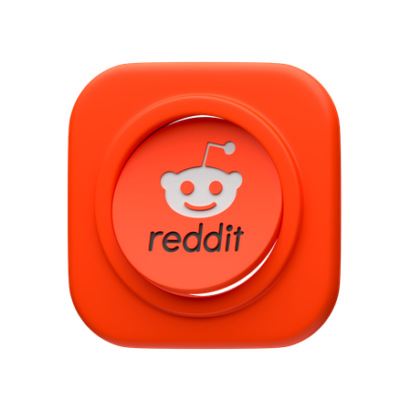 Free Reddit  3D Icon