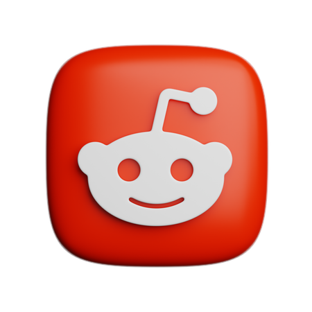 Free Reddit  3D Icon